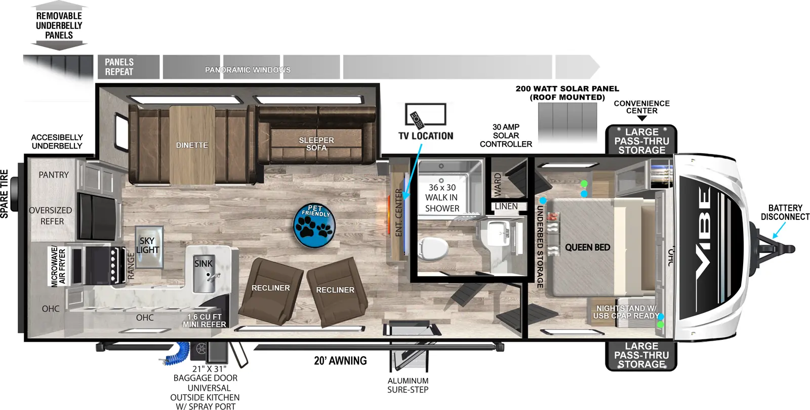 Vibe 26RK Floorplan